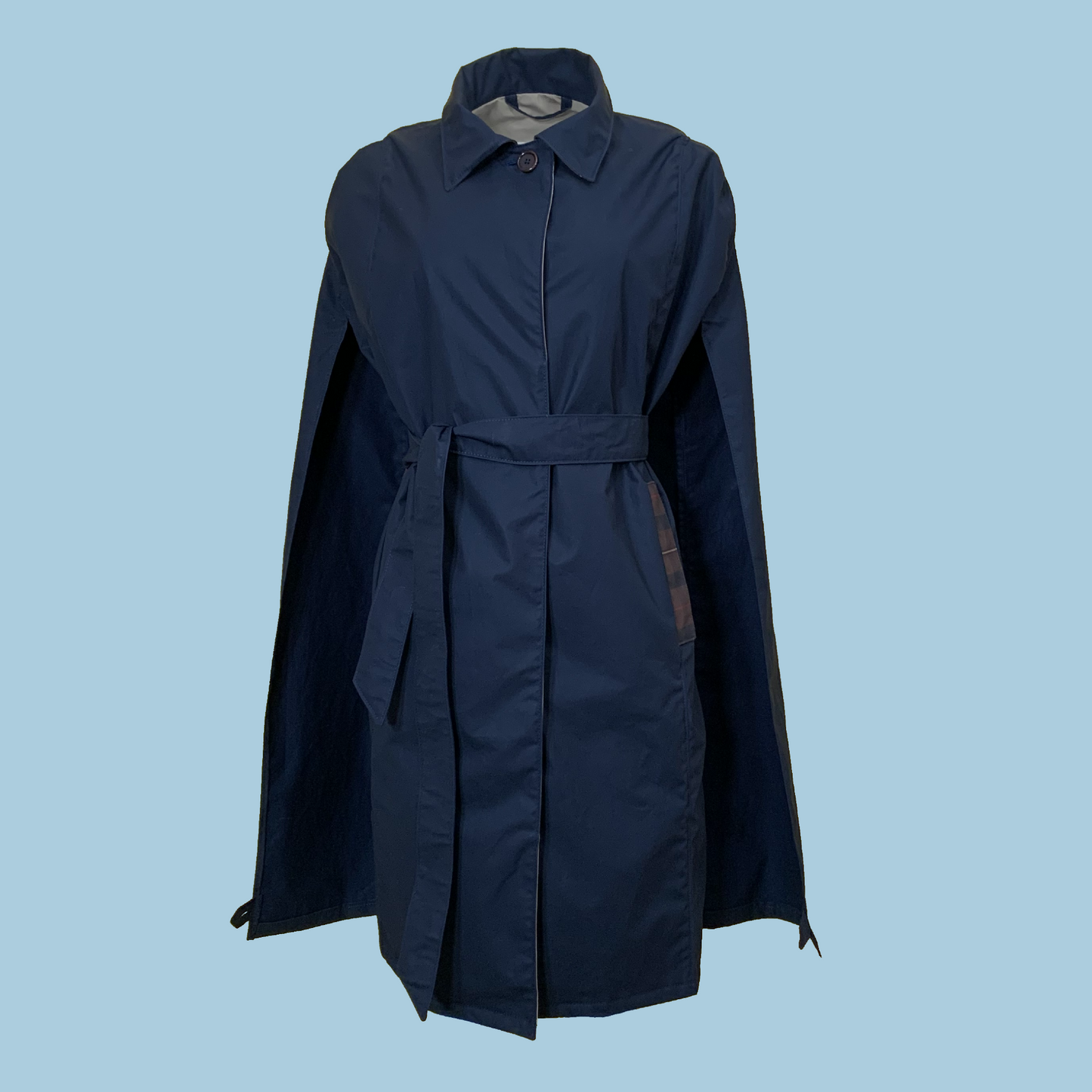 LR Genderless Signature Cape - SP Navy/Delamere/Beige